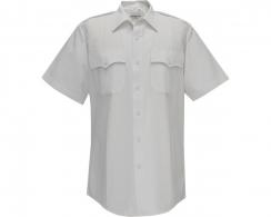 Flyng Cross Command Power Stretch Men's Short Sleeve White Shirt with Zipper Size 3XL - F1 92R78Z 00 3XL