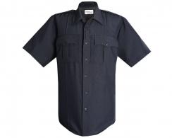 Flyng Cross Command Power Stretch Men's Short Sleeve LAPD Navy Shirt with Zipper Size S - F1 92R78Z 86 SMALL