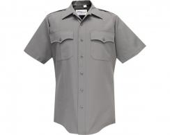 Flying Cross Deluxe Tropical Rayon Men's Short Sleeve Slate Grey Shirt Size L - F1 96R66 91 LARGE