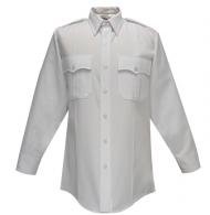 Flying Cross Deluxe Tropical Long Sleeve Shirt w/ Pleated Pockets White 36/37 - F1 45W66 25 16.0 36/37