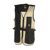 Browning Trapper Creek Vest Small, Black/Tan - 3050268901