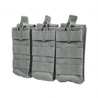 NcStar AR Triple Mag Pouch Urban Gray - CVAR3MP2928U