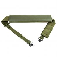 NcStar Shotgun Bandolier/Sling w/Swivels Green - AASHG
