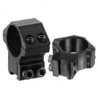 Leapers Inc. UTG 30mm 2 Piece Medium Profile Airgun Rings with Stop Pin, Black - RGPM-30M4 Leapers Inc. UTG 30mm 2 Piece Medium Profile Airgun Rings with Stop Pin, Black - RGPM-30M4
