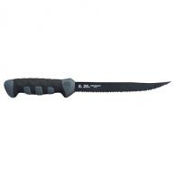 Penn Fillet Knives 8" Serrated Edge, Black/Gray - 1366262