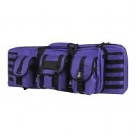 NcStar Double Carbine Case 36", Black with Purple Tan - CVDC2946PR-36