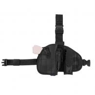 NcStar Drop Leg MOLLE Panel/Holster/Magazine Pouch Black - CVDLHOL2956B