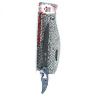 Cuda Brand Fishing Products 9" Titanium Non-Stick Professional Serrated Knife with Sheath - 18129