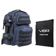 NcStar Tactical Backpack with 10" x 12" Square Panels Blue with Black Trim - BSCBL2911-A NcStar Tactical Backpack with 10" x 12" Square Panels Blue with Black Trim - BSCBL2911-A