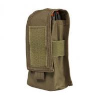 NcStar 2 AR/AK Magazine or Radio Pouch Tan - CV2MRP2972T