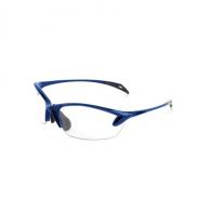 Smith & Wesson Accessories Colonel Women's Shooting Glasses, Blue Frame, Clear Lens - 110272