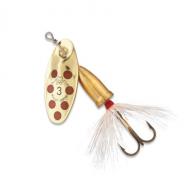 Blue Fox Vibrax Bullet Fly 3 Blade Size, 3/8 oz, Gold/Brown, Package of 1 - VBF3259