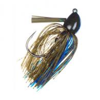 Strike King Lures Hack Attack Fluoro Flipping Jig 5/0 Hook, 1/2 oz, Okeechbee Craw, Per 1 - HAFFJ12-50