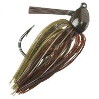 Strike King Lures Hack Attack  Heavy Cover Jig 5/0 Hook Sise, 1/2 oz, Green Pumpkin Craw, Package of 1 - HAHCJ38-46