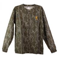 Browning Wasatch-CB Long Sleeve T-Shirt Mossy Oak Original Bottomlands, Large - 3017821903