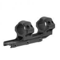 Leapers Inc. UTG Accu-Sync Offset Picatinny Rings 1" Medium Profile, 34mm, Black - AIR11834