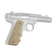 Hogue Ruger 22/45 MKIV Rubber Grip with Finger Grooves, Flat Dark Earth - 79083 Hogue Ruger 22/45 MKIV Rubber Grip with Finger Grooves, Flat Dark Earth - 79083