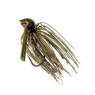 Z-man Crosseyez Flipping Jig Size 4/0 Hook, 1/2 oz, Green Pumpkin, Package of 1 - CEFL12-02