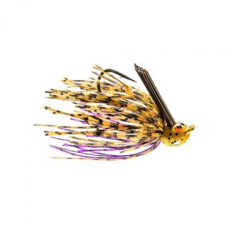 Z-man Crosseyez Flipping Jig Size 4/0 Hook, 3/8 oz, Peanut Butter & Jelly, Package of 1 - CEPF38-06