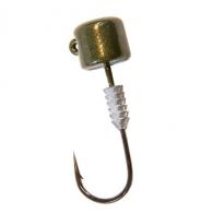 Z-man Nedlockz Jighead Freshwater, 1/15 oz, #2 Hook Size, Green Pumpkin, Package of 5 - TTNL-0740