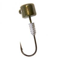 Z-man Nedlockz Jighead Freshwater, 1/10 oz, #1 Hook Size, Green Pumpkin, Package of 5 - TTNL-0742