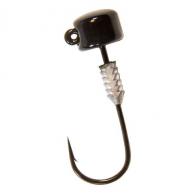 Z-man Nedlockz Jighead Freshwater, 1/6 oz, #1 Hook Size, Black, Package of 5 - TTNL-0745