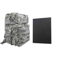 NcStar Assault Backplate with 11"x14" Level IIIA Hard Ballistic Plate Digital Camouflage - BUFLCBAD2974-A NcStar Assault Backplate with 11"x14" Level IIIA Hard Ballistic Plate Digital Camouflage - BUFLCBAD2974-A