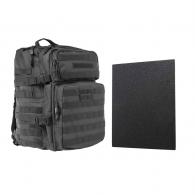 NcStar Assault Backplate with 11"x14" Level IIIA Hard Ballistic Plate Urban Gray - BUFLCBAU2974-A NcStar Assault Backplate with 11"x14" Level IIIA Hard Ballistic Plate Urban Gray - BUFLCBAU2974-A