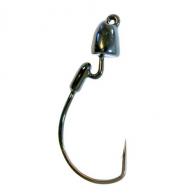 Z-man Finesse Bulletz Jighead Freshwater, 1/10 oz, #1 Hook, Black, Package of 3 - FBH110-02PK3