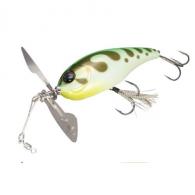 Jackall Lures Chopcut Hard Bait Lure Freshwater, 3 1/4" Length. Green Frog, Package of 1 - JCHOPC-GF