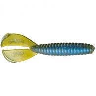 Strike King Lures Rage Twin Tail Menace Grub Soft Bait Lure 4" Body Length, Moon Juice, Per 8 - RGTTMG-850