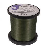 Daiwa J-Braid x4 Braided Line 3000 Yards, 15 lbs Tested, .008" Diameter, Dark Green - JB4U15-3000DG