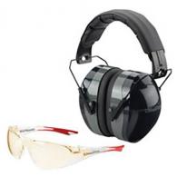 Champion Traps and Targets Eye and Ear Protection Combo, Black