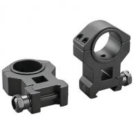 Tasco 1" to 30mm Tactical Rings High, Detachable, Matte Black - TS00603