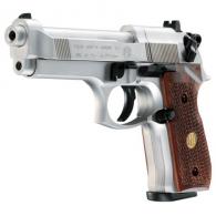 Umarex USA Beretta Pistol M92FS, Nickle Finish/Wood Grips .177 Pellet - 2253002
