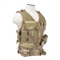 NcStar Tactical Vest Tan, XL-XXL+ - CTVL2916T