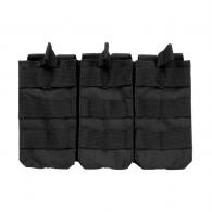 NcStar AR Triple Mag Pouch Black - CVAR3MP2928B