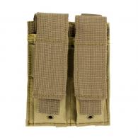 NcStar Double Pistol Mag Pouch Tan - CVP2P2931T