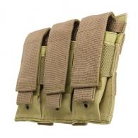 NcStar Triple Pistol Mag Pouch Tan - CVP3P2932T