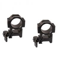 Leapers Inc. UTG 1"/2PCs High Pro LE Grade Picatinny QD Rings: 22mm Wide, Black