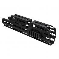 NcStar AK Keymod Handguard Extended Length, Black - VMAKKME