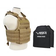 NcStar Plate Carrier Vest 2 10" x 12" Soft Panels, Tan - BSCVPCV2924T-A NcStar Plate Carrier Vest 2 10" x 12" Soft Panels, Tan - BSCVPCV2924T-A