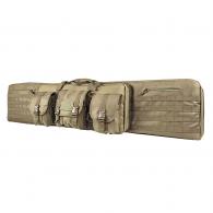 NcStar Double Carbine Case 55", Tan - CVDC2946T-55