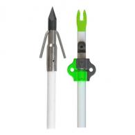 Muzzy Classic White Fish Arrow w/ Gar Point and Bottle Slide - 1020-GBS