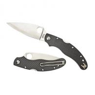 Spyderco Caly 3.5 Folder 3.5 in Plain Carbon Fiber Handle - C144CFPE