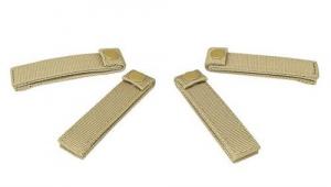 MOLLE Small 4" Straps 4ea/ Tan - CVMSS3012T