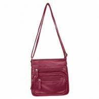 Small Messenger Crossbody- Red