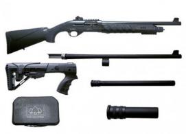 Black Aces Tactical Pro Series X Black Semi-Auto 12 GA Shotgun 2 Barrel Combo