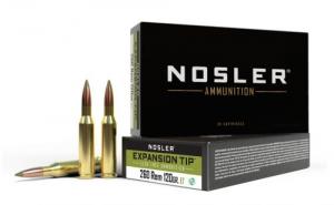 Nosler Expansion Tip Rifle Ammunition 260 Rem. 120 gr. ET SP 20 rd. - 40672