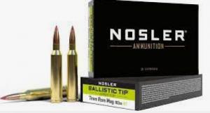 Nosler Ballistic Tip Rifle Ammunition 7mm Rem. 160 gr. BT SP 20 rd. - 43461 Nosler Ballistic Tip Rifle Ammunition 7mm Rem. 160 gr. BT SP 20 rd. - 43461